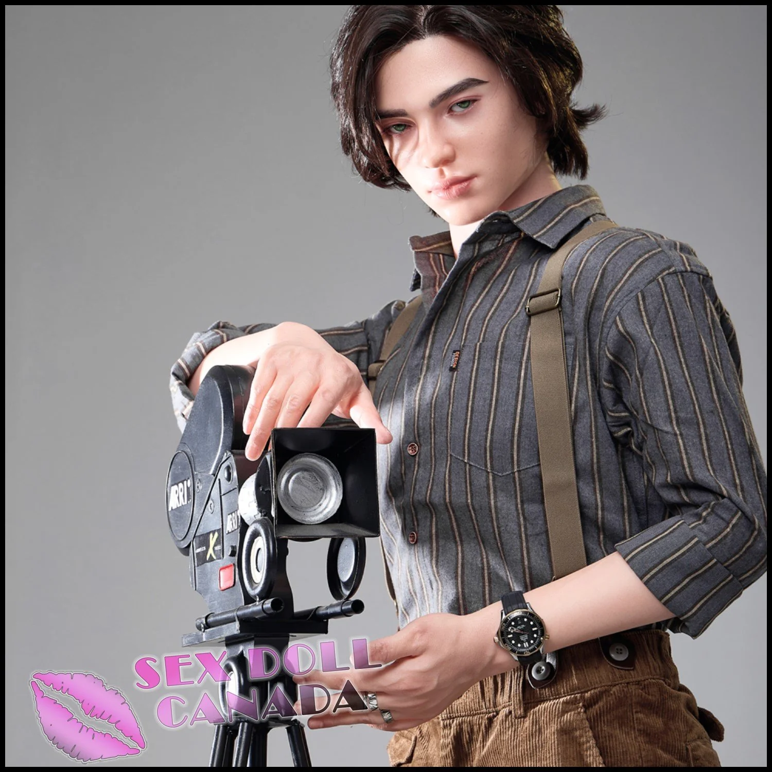 170 (5'7") Lucas (Head #M9) Male - Full Silicone - IRONTECH Dolls - Image 4