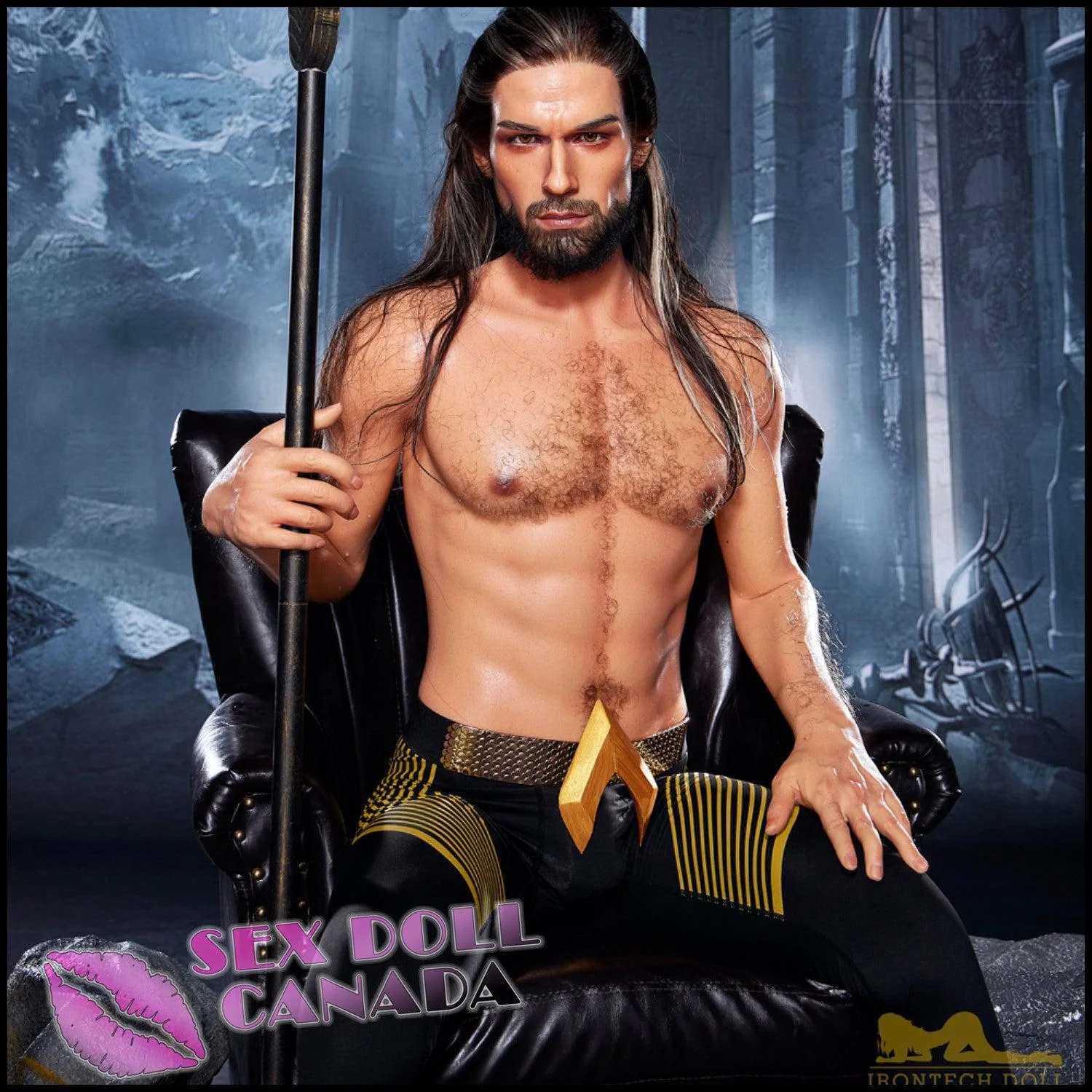 170 (5'7") Thomas (Head #M5) Male - Full Silicone - IRONTECH Dolls - Image 12