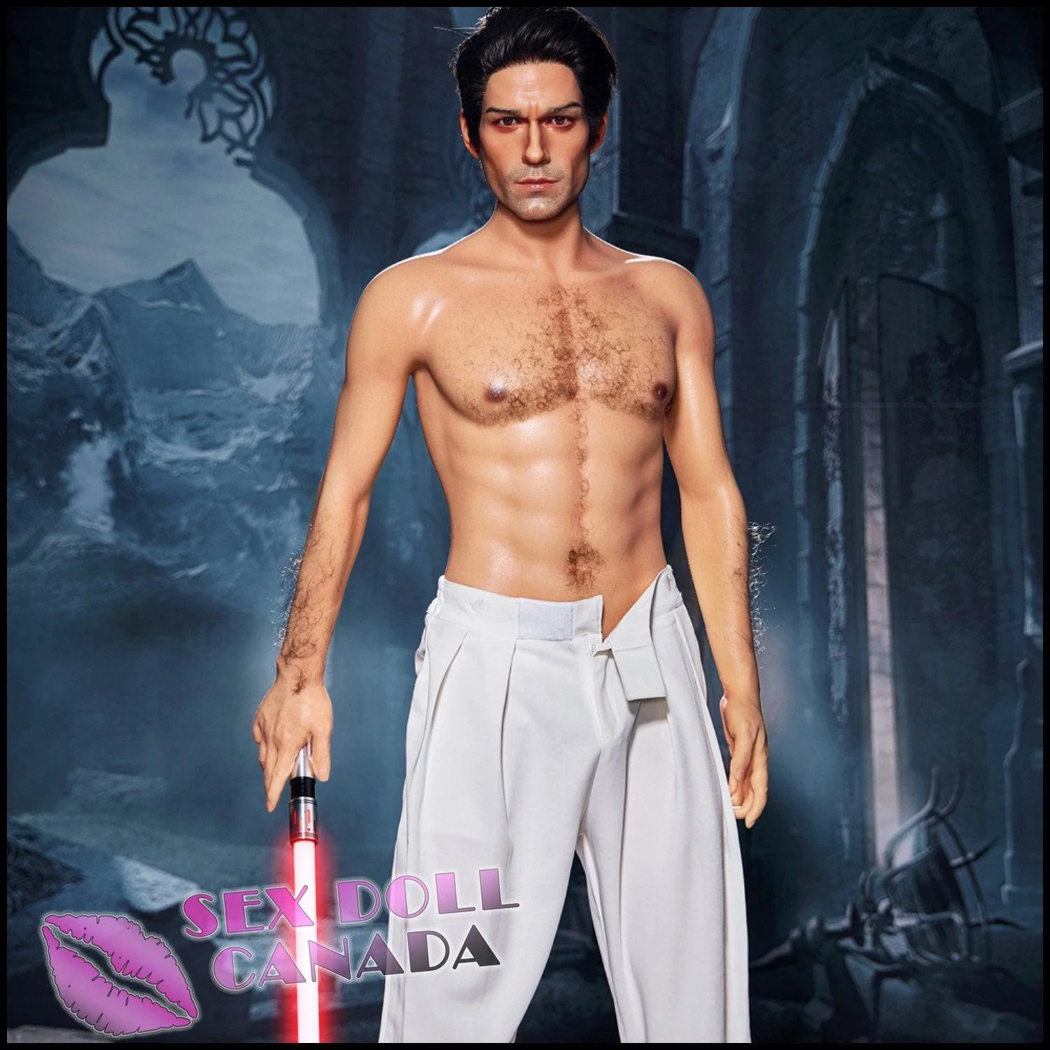 170 (5'7") Thomas Jedi (Head #M5) Male - Full Silicone - IRONTECH Dolls - Image 10
