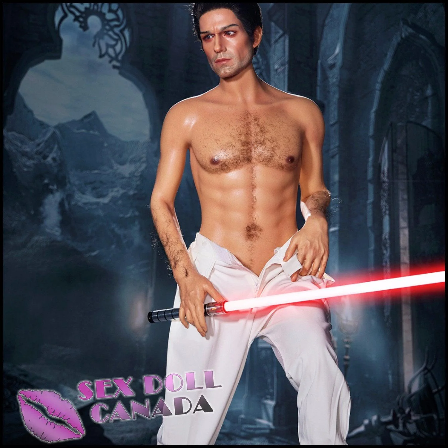 170 (5'7") Thomas Jedi (Head #M5) Male - Full Silicone - IRONTECH Dolls - Image 13