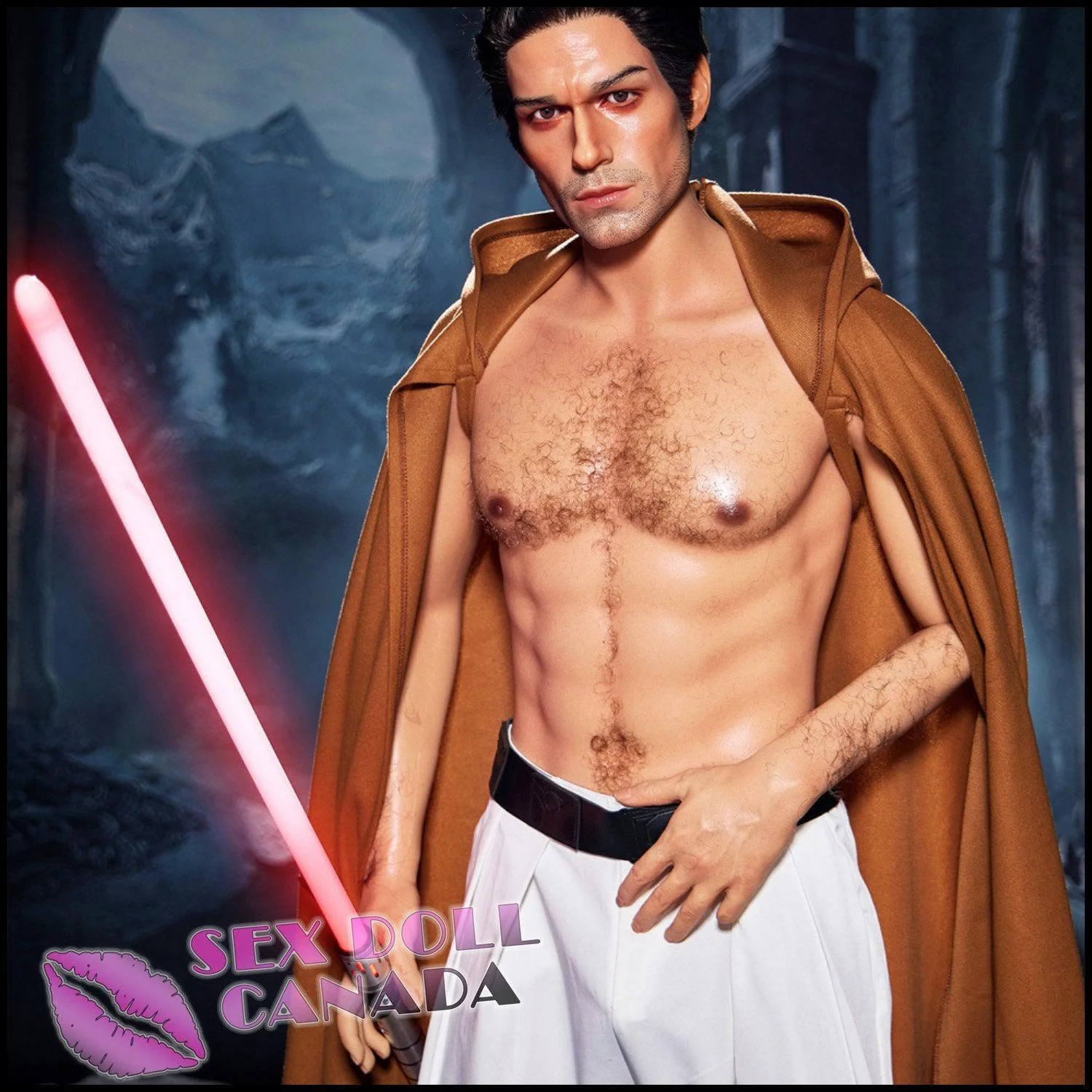 170 (5'7") Thomas Jedi (Head #M5) Male - Full Silicone - IRONTECH Dolls - Image 6