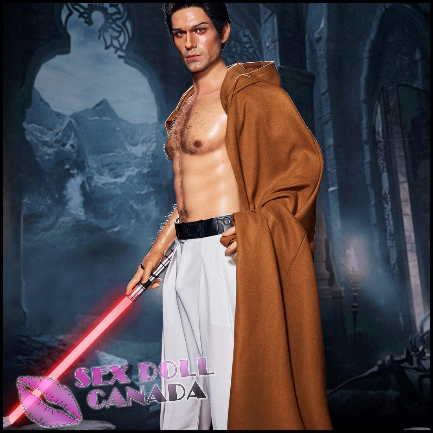 170 (5'7") Thomas Jedi (Head #M5) Male - Full Silicone - IRONTECH Dolls - Image 8