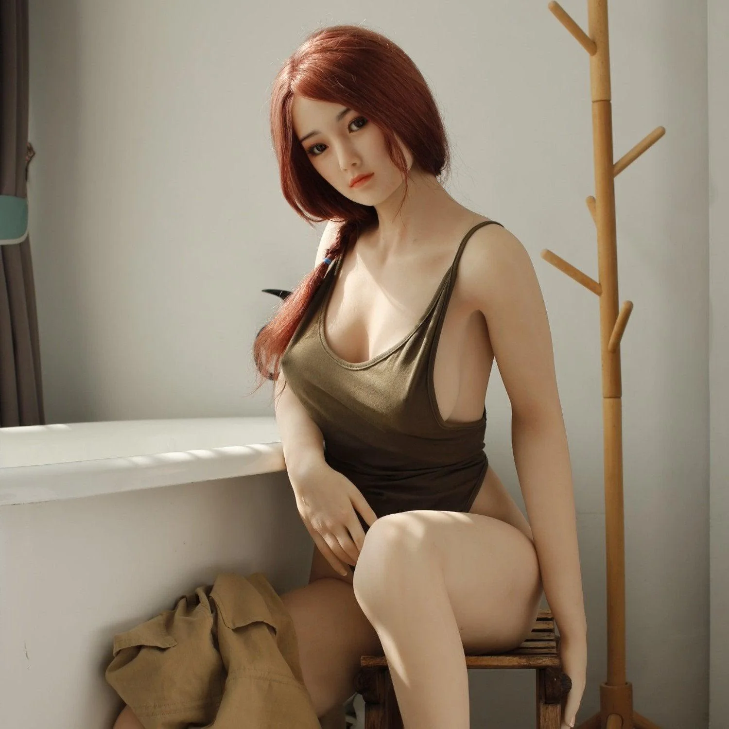 171 (5'7") C-Cup Meng Red Head (Silicone Head) - Starpery - Image 2