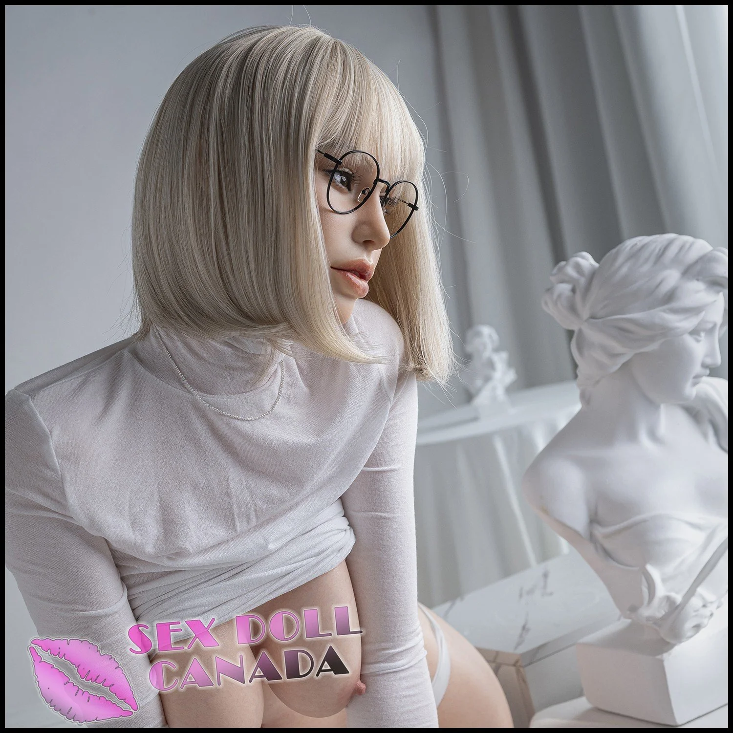 171 (5'7") D-Cup Pearl Natural (Head #S19 ROS MAX) Full Silicone - IRONTECH Dolls - Image 8
