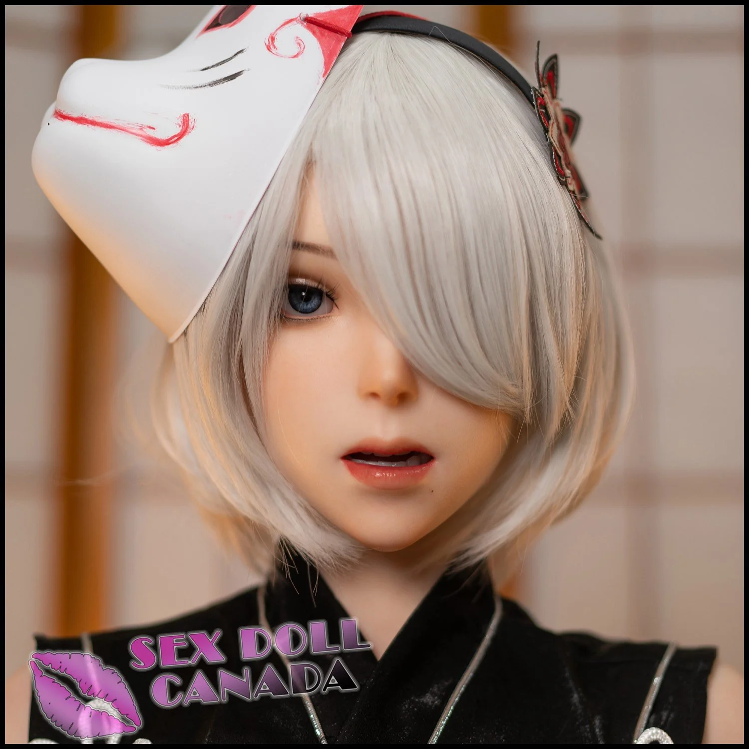 171 (5'7") G-Cup Combat Lady Movable Jaw - Full Silicone - Game Lady - Image 4