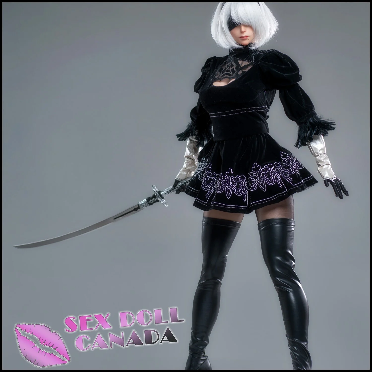 171 (5'7") G-Cup Cyber Lady - Full Silicone - Game Lady - Image 10