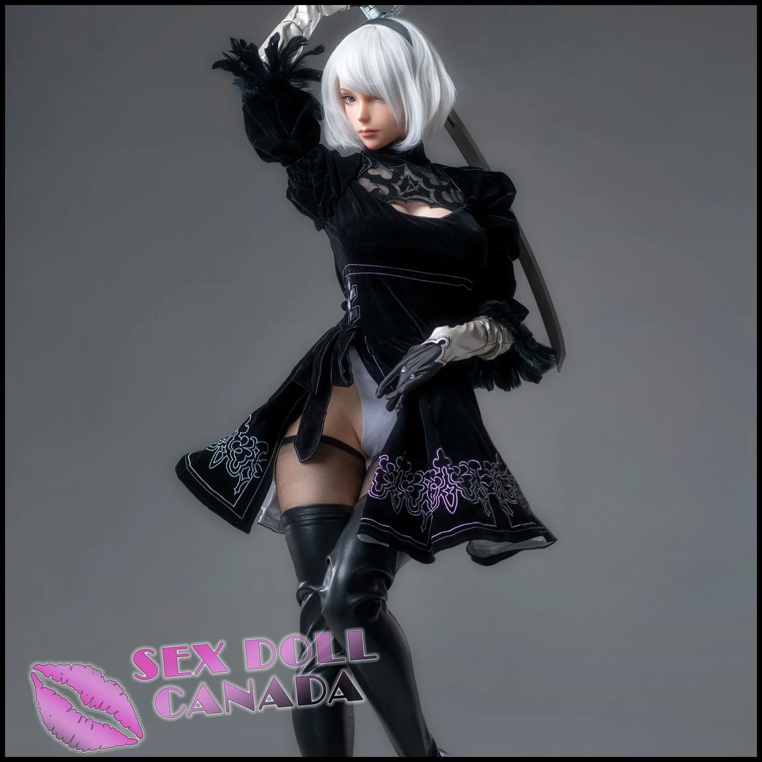 171 (5'7") G-Cup Cyber Lady - Full Silicone - Game Lady - Image 16