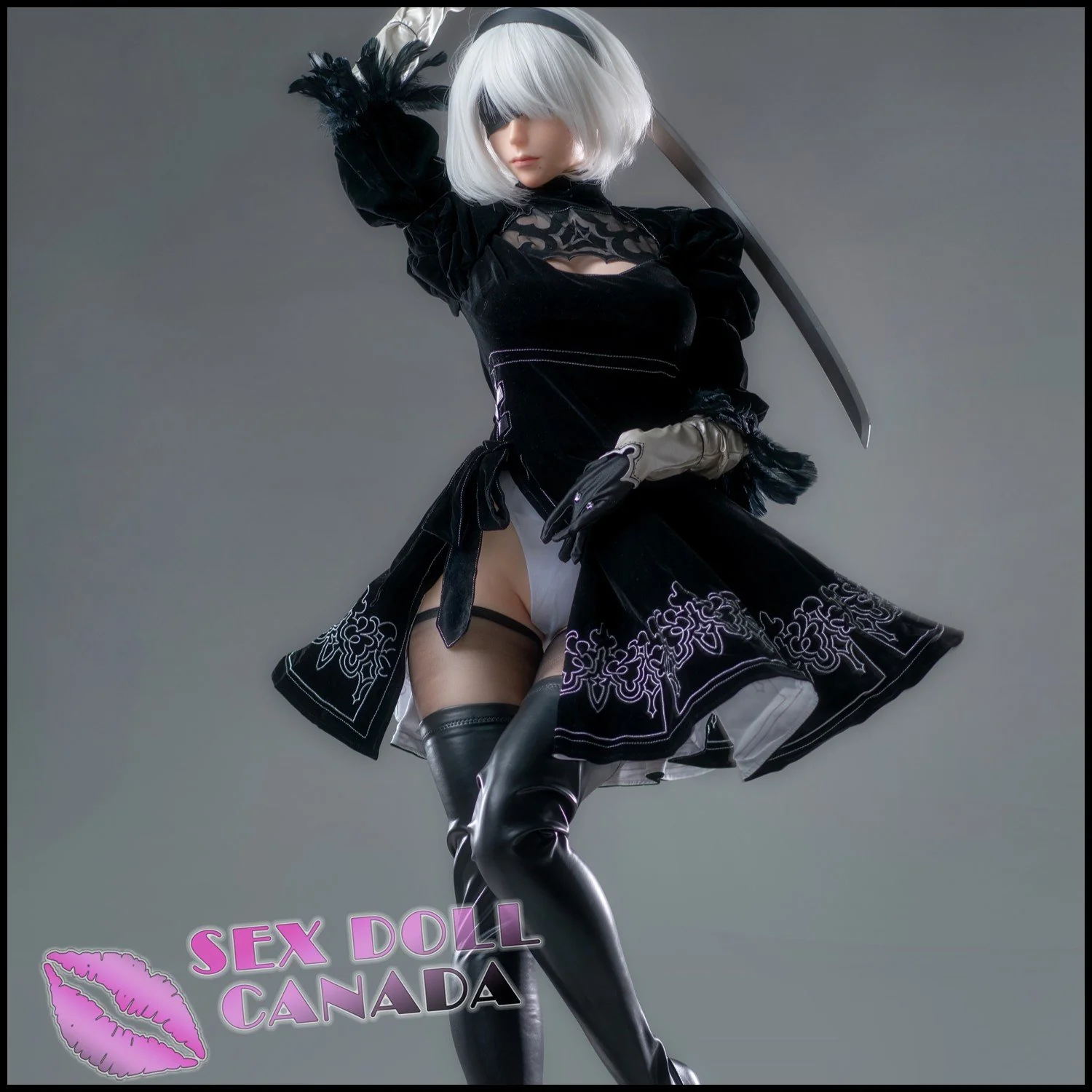171 (5'7") G-Cup Cyber Lady - Full Silicone - Game Lady - Image 8