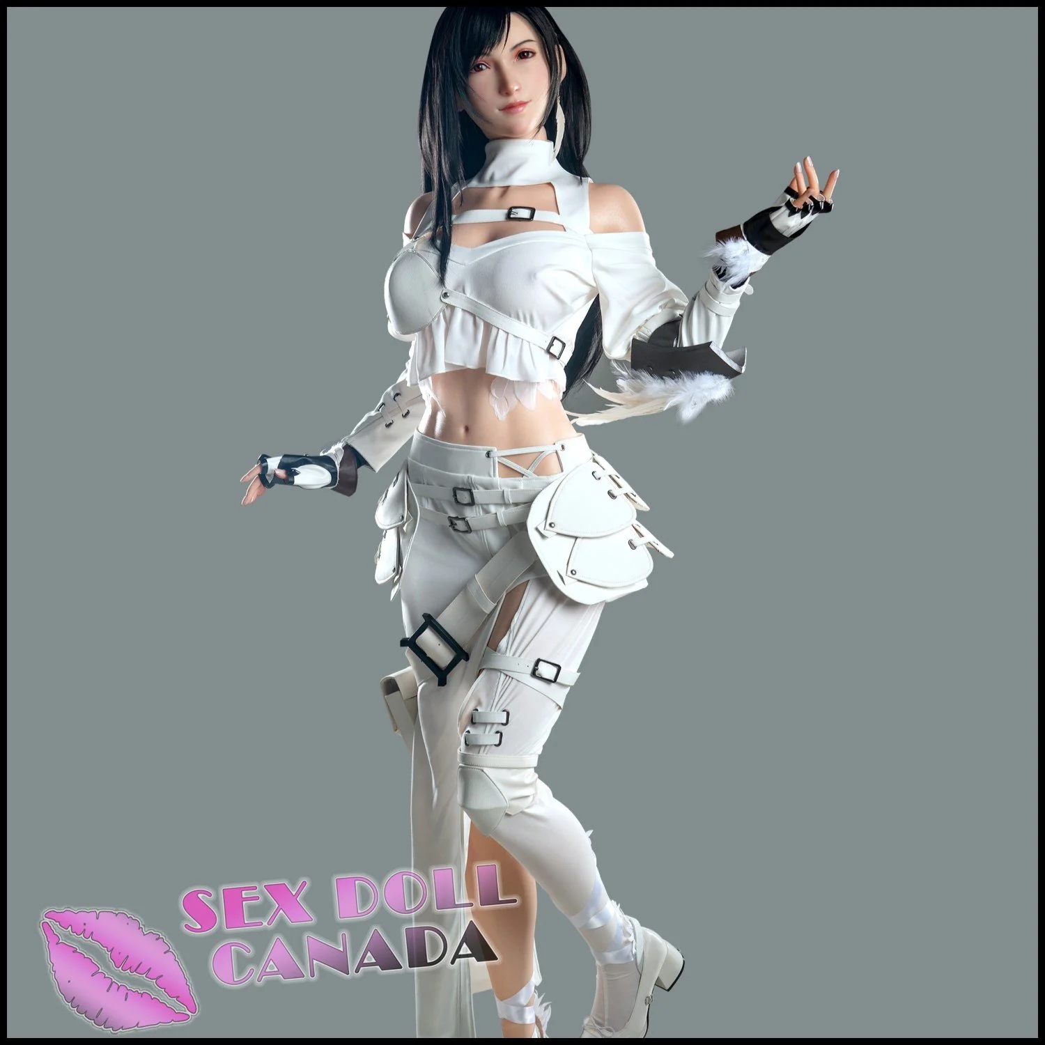 171 (5'7") G-Cup Fantasy Lady Smiley - Full Silicone - Game Lady - Image 8