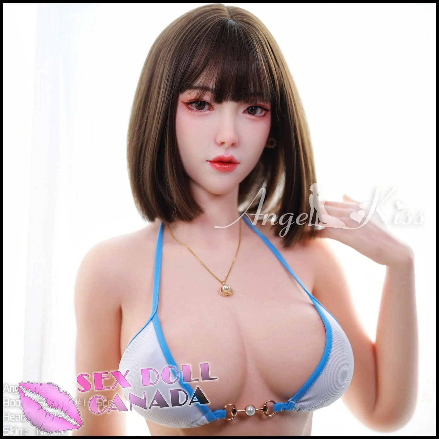 175 (5'9") D-Cup Carly (Head #22) Full Silicone - Angel Kiss - Image 22