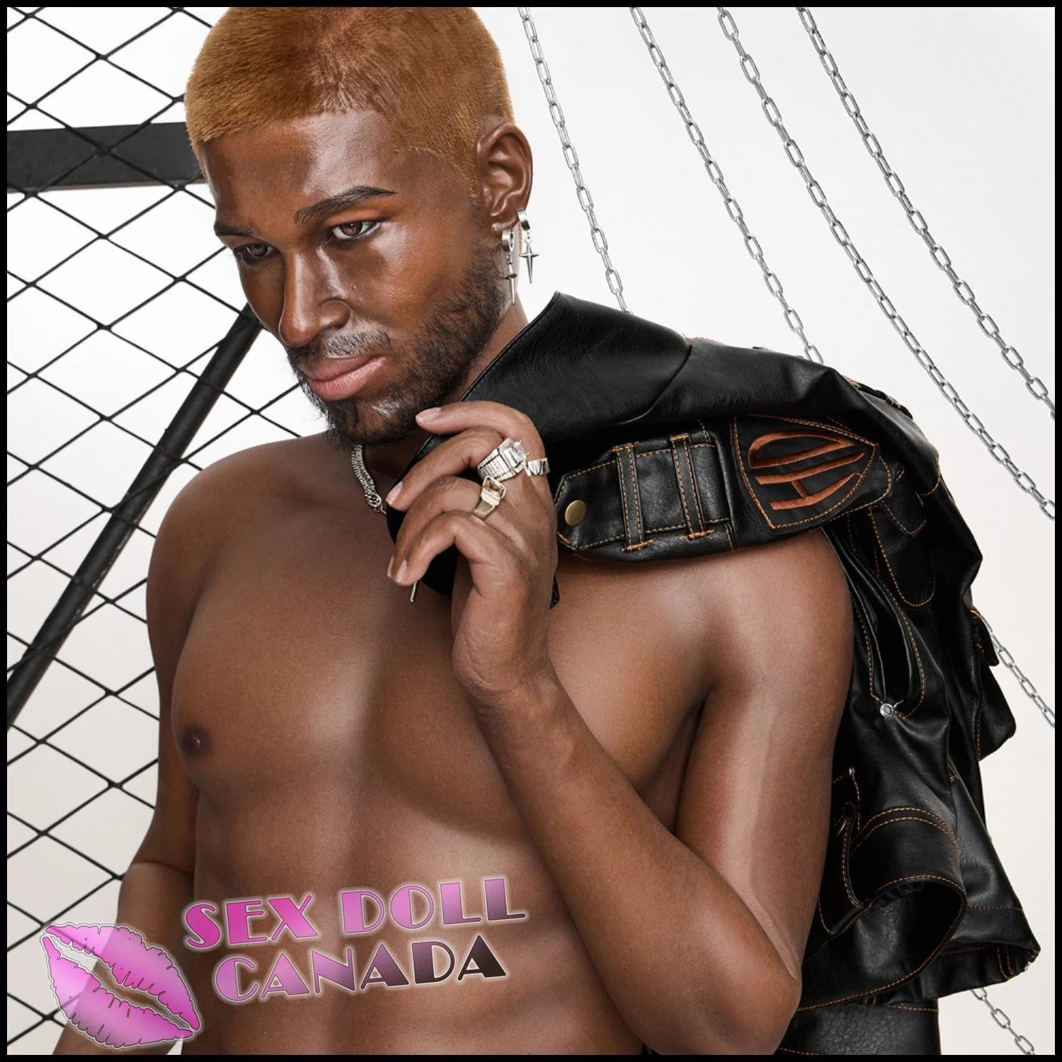 176 (5'9") Bill Sexy (Head #M7) Male - Full Silicone - IRONTECH Dolls - Image 13