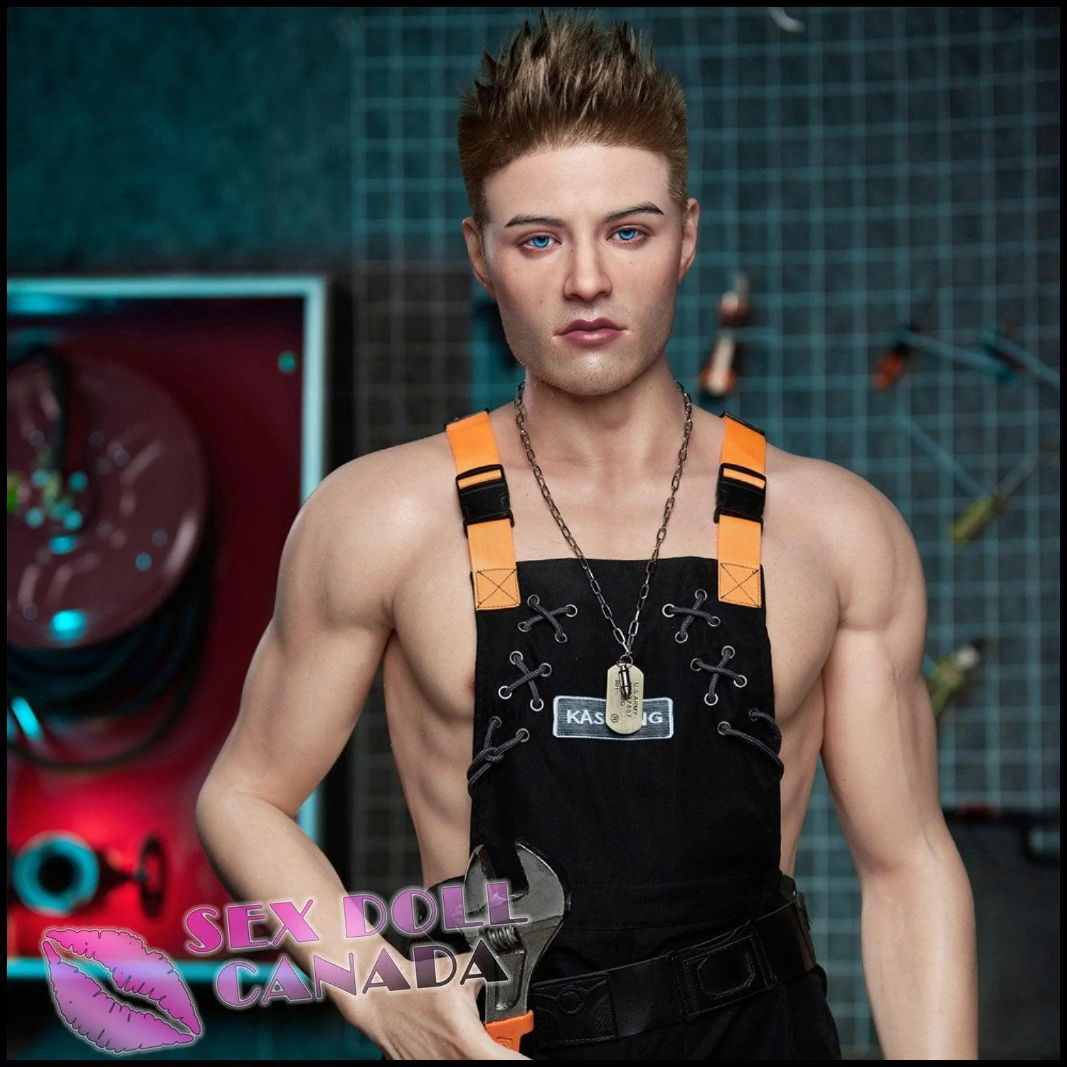 176 (5'9") Jack Sexy (Head #M4) Male - Full Silicone - IRONTECH Dolls - Image 3