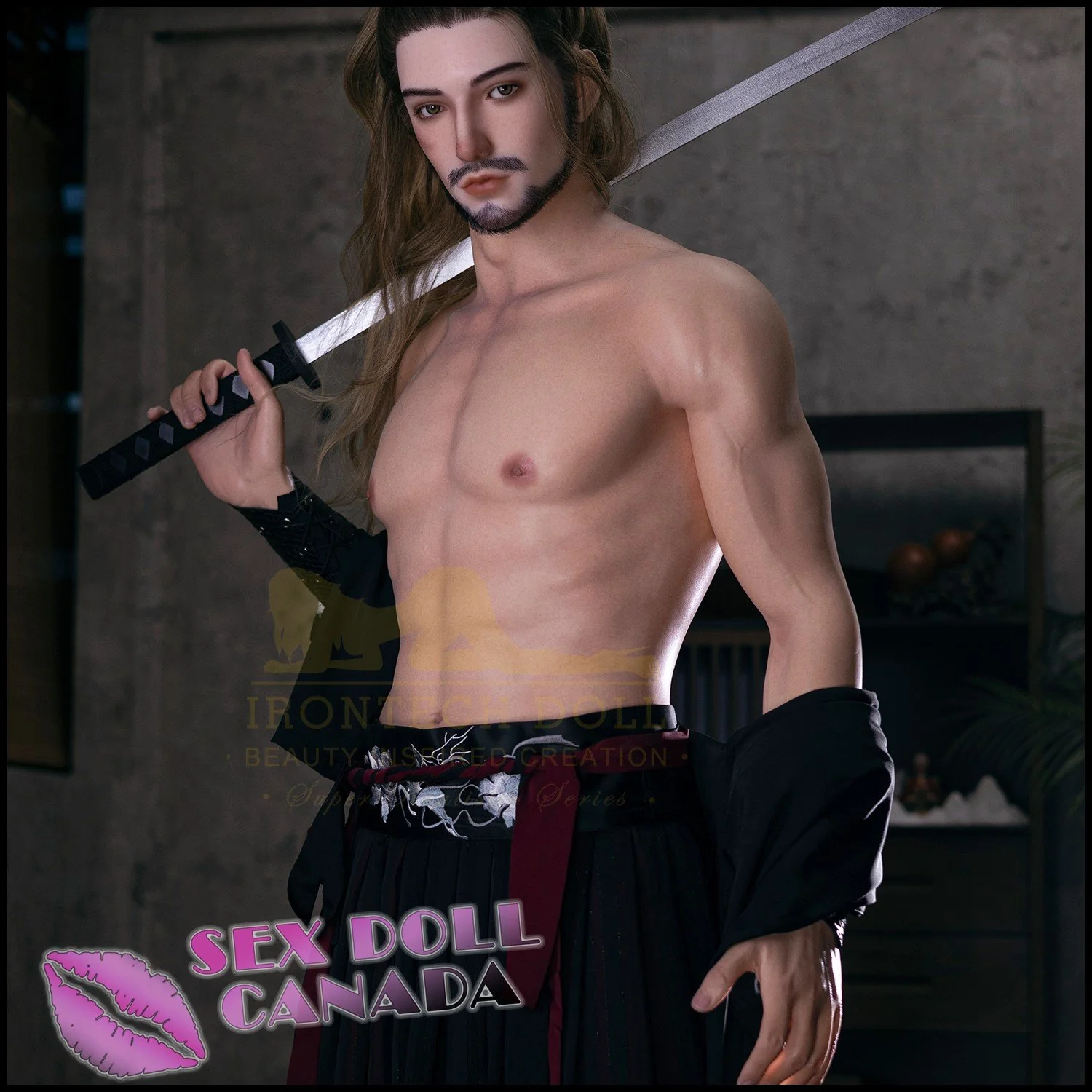 176 (5'9") John (Head #M10) Male - Full Silicone - IRONTECH Dolls - Image 16