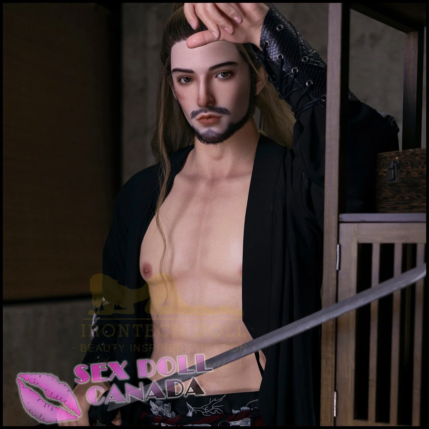 176 (5'9") John (Head #M10) Male - Full Silicone - IRONTECH Dolls - Image 4