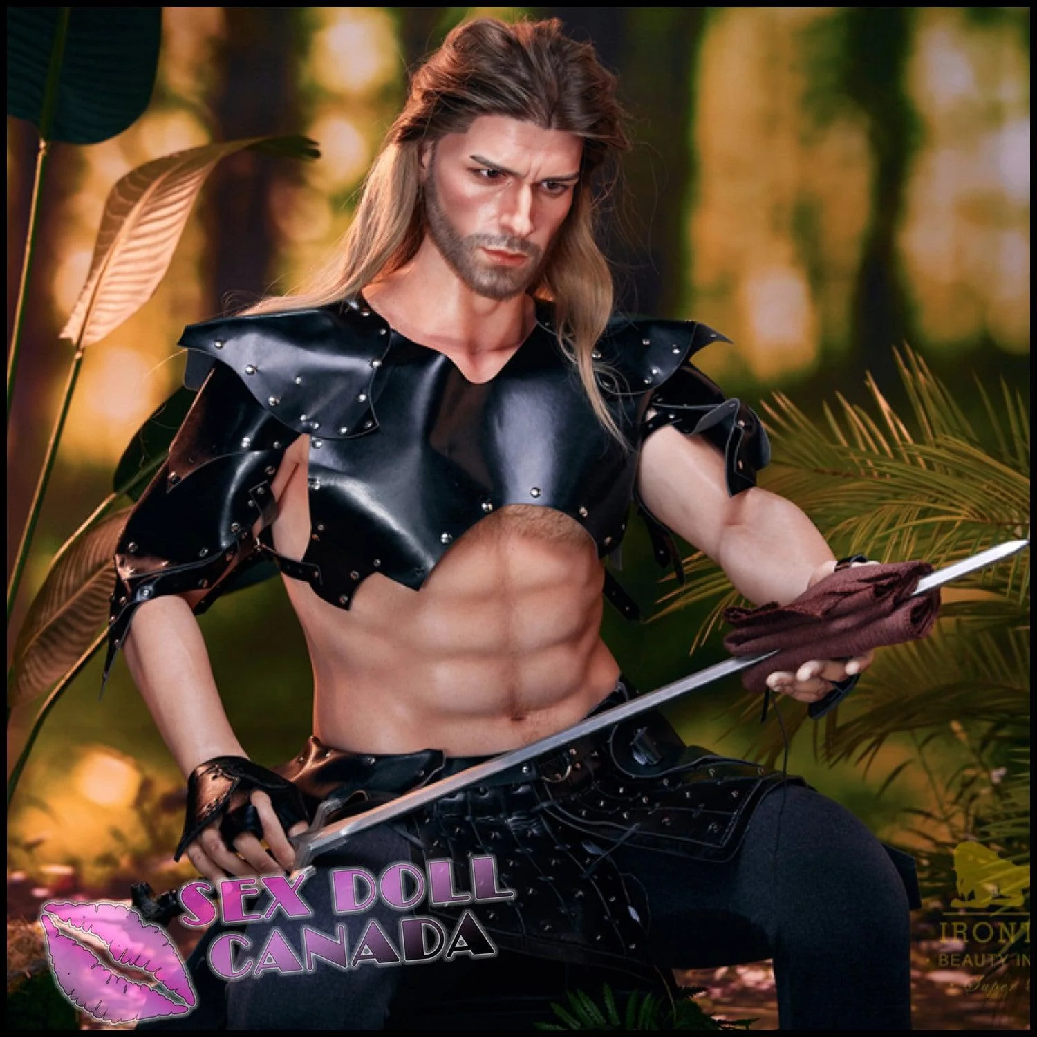 176 (5'9") Thomas (Head #M5) Male - Full Silicone - IRONTECH Dolls - Image 16