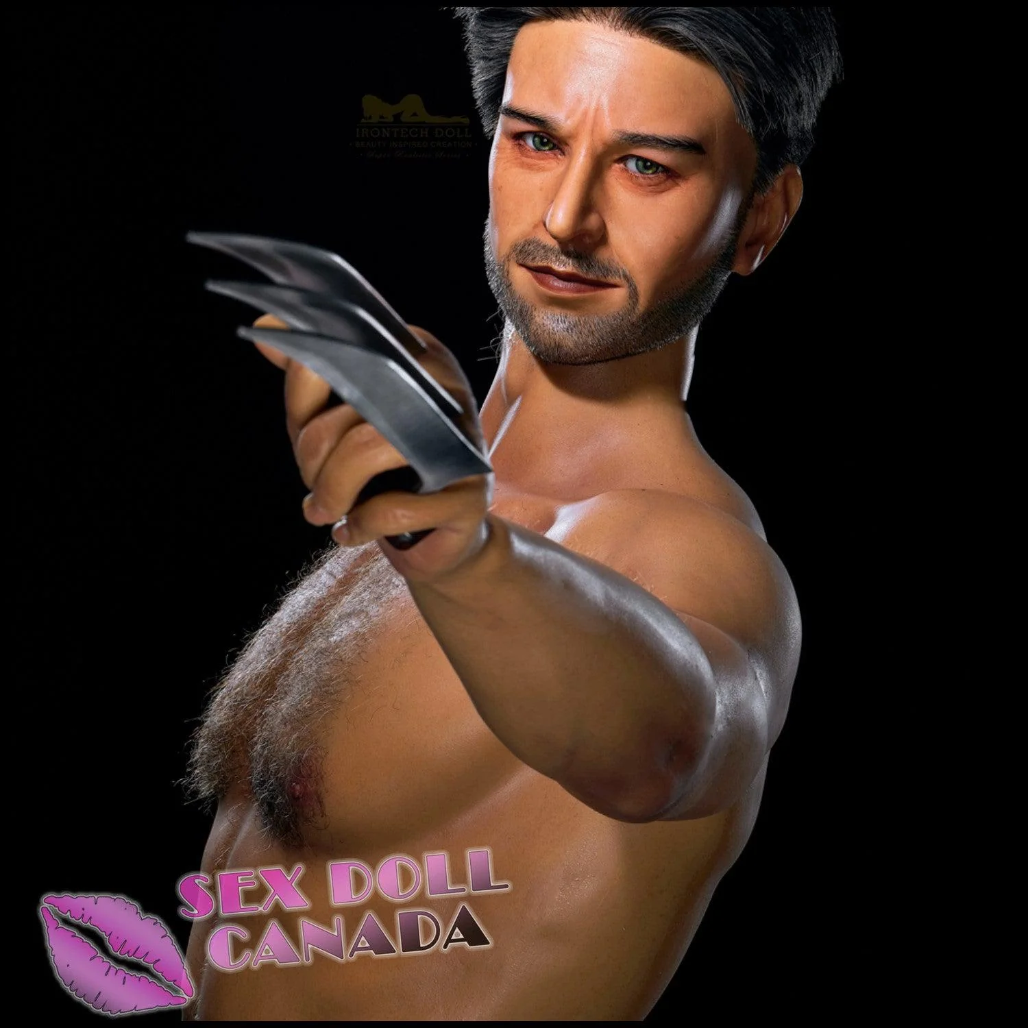 176 (5'9") William (Head #M2) Male - Full Silicone - IRONTECH Dolls - Image 19