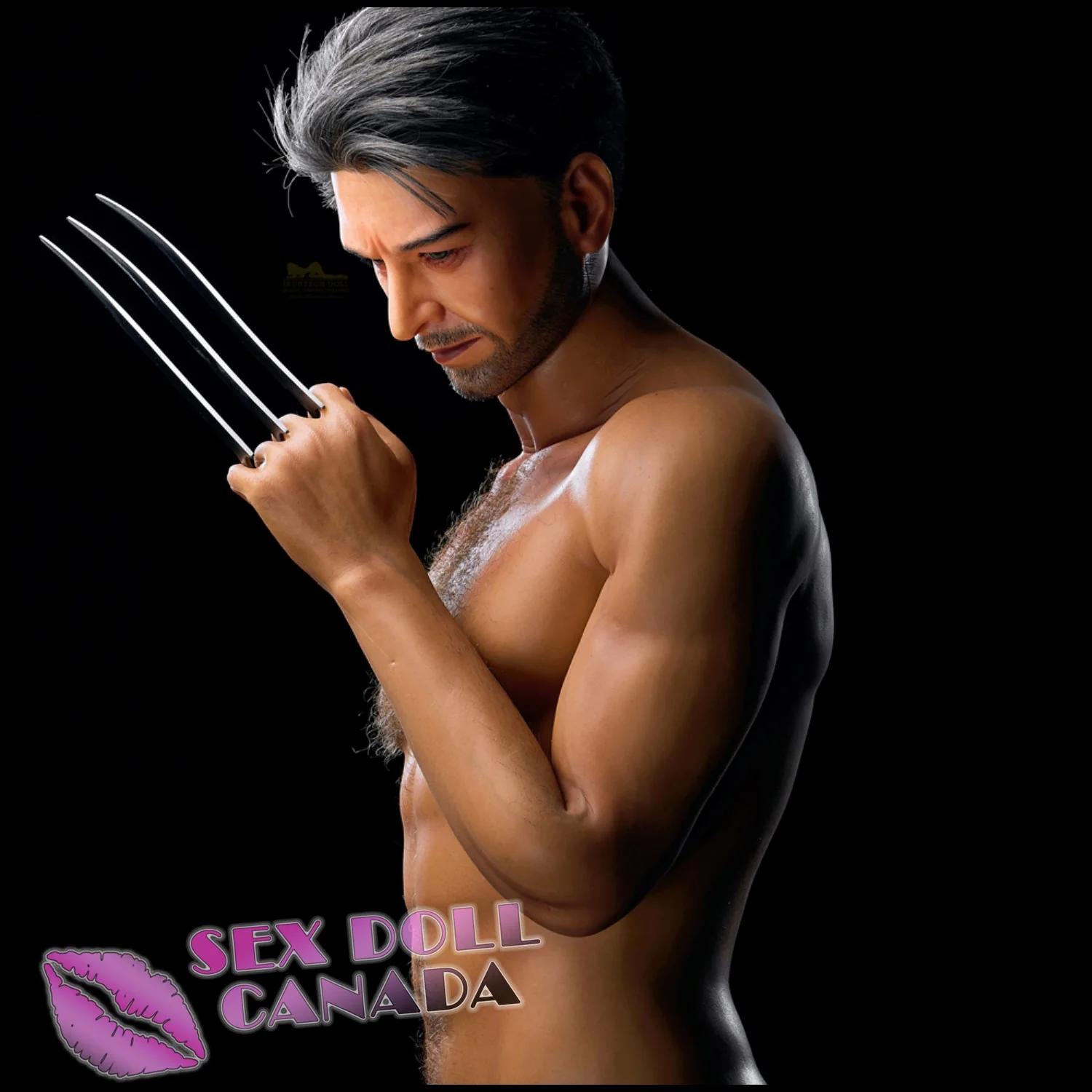176 (5'9") William (Head #M2) Male - Full Silicone - IRONTECH Dolls - Image 20