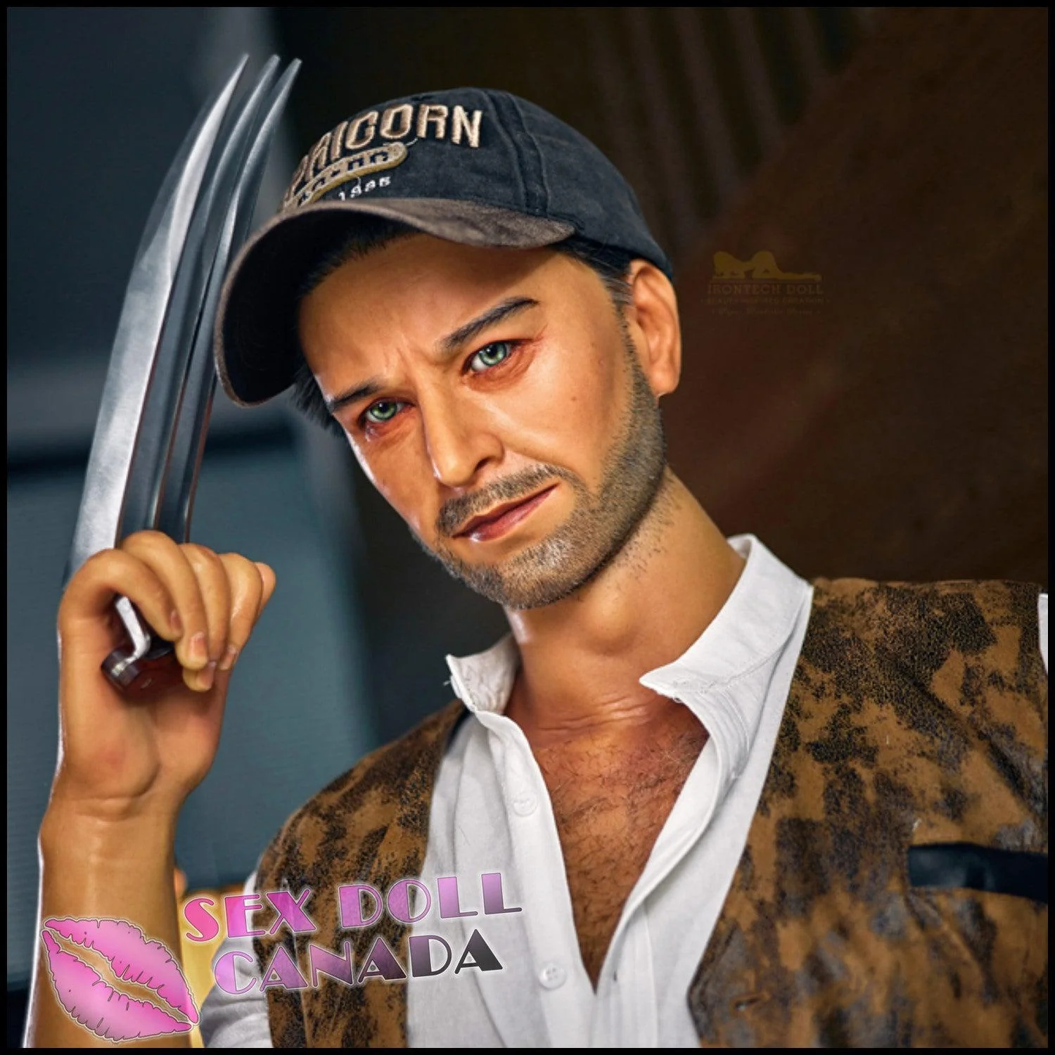 176 (5'9") William (Head #M2) Male - Full Silicone - IRONTECH Dolls - Image 5