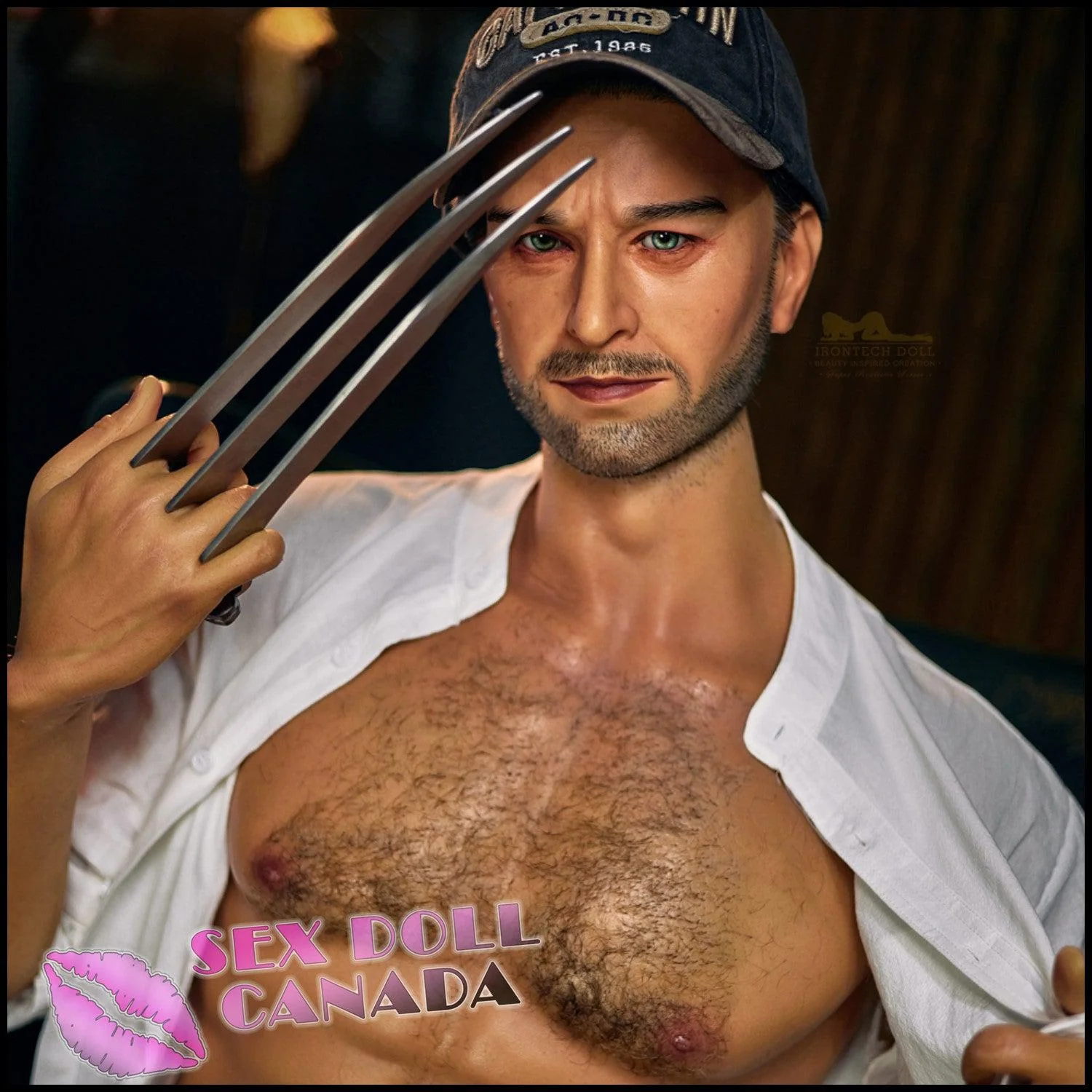 176 (5'9") William (Head #M2) Male - Full Silicone - IRONTECH Dolls - Image 7