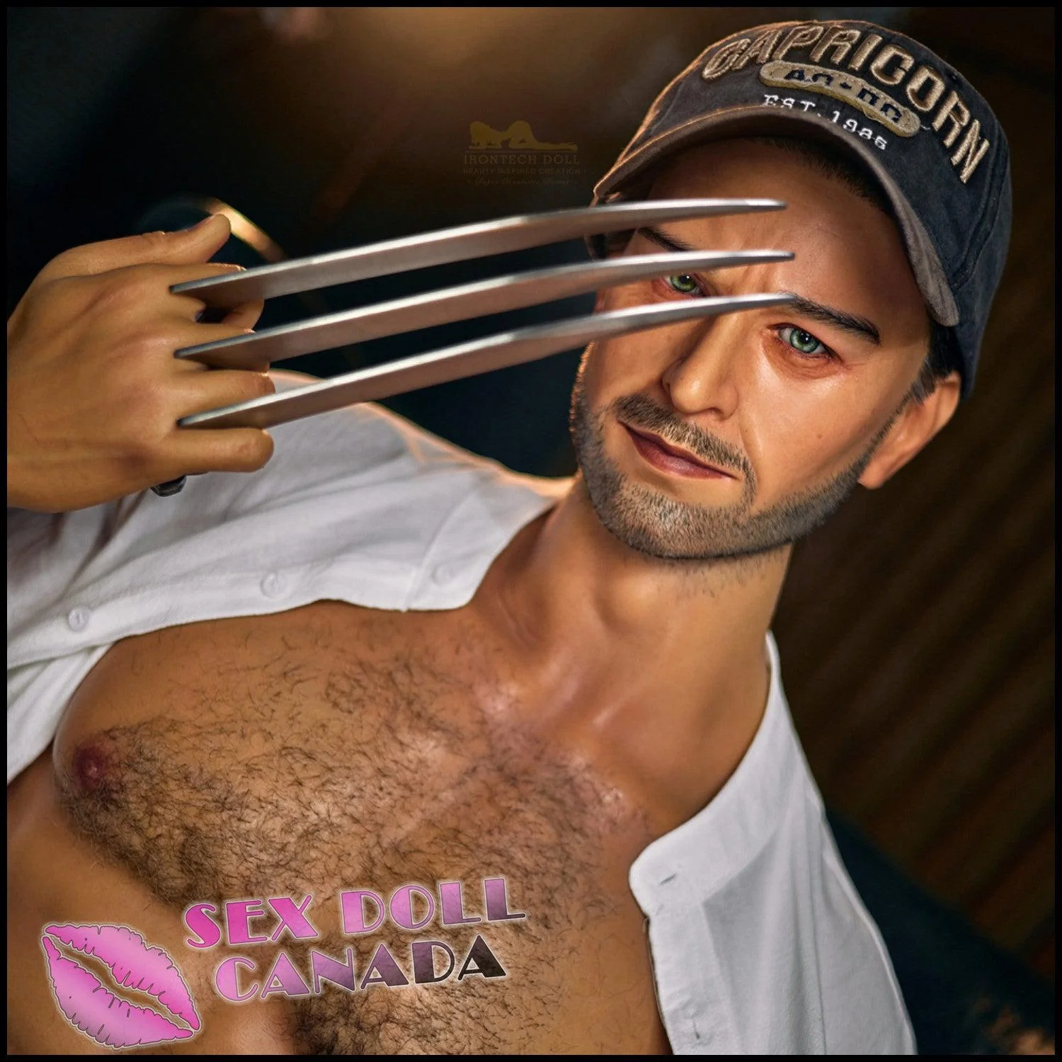 176 (5'9") William (Head #M2) Male - Full Silicone - IRONTECH Dolls - Image 8