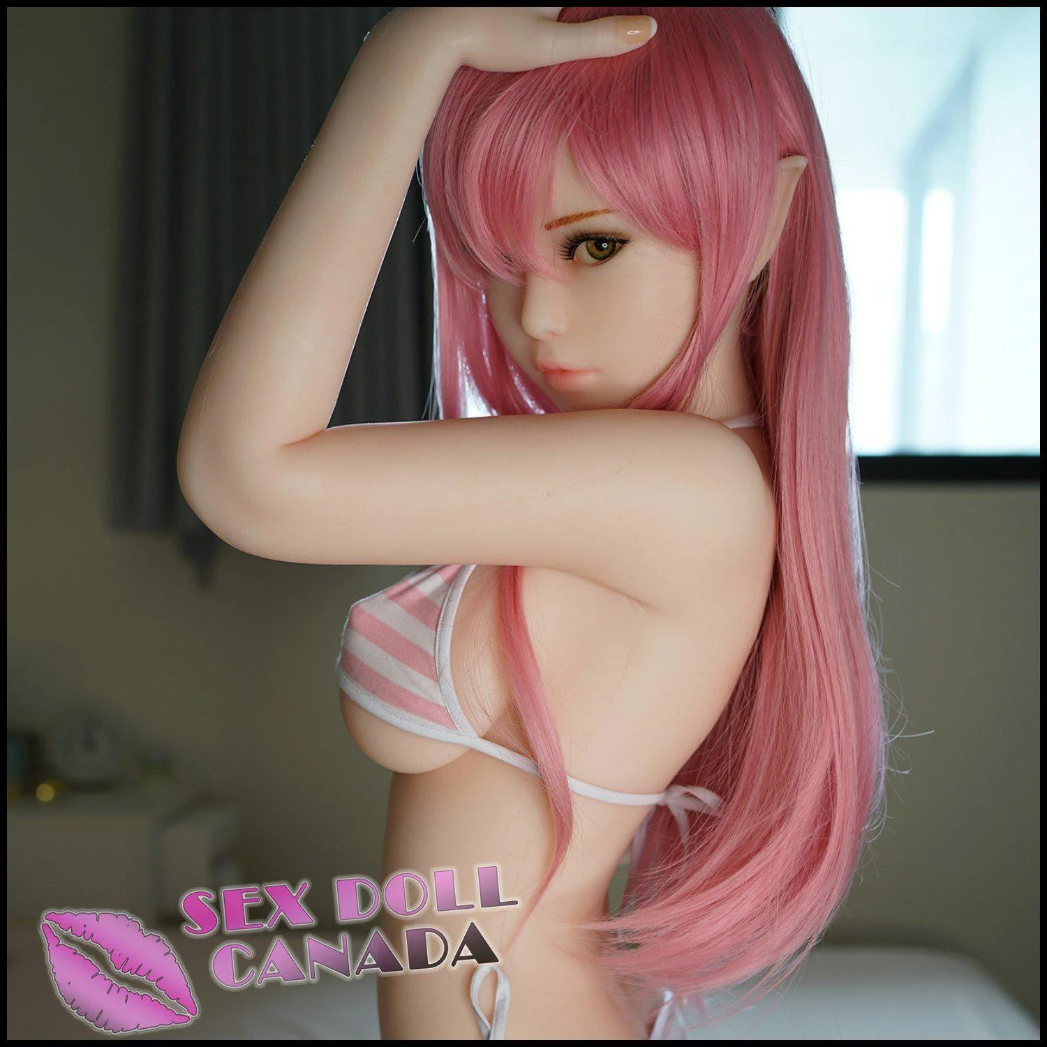 IN-STOCK - 130 (4'3") D-Cup Phoebe Elf Pink - Full Silicone - Piper Doll - Image 3