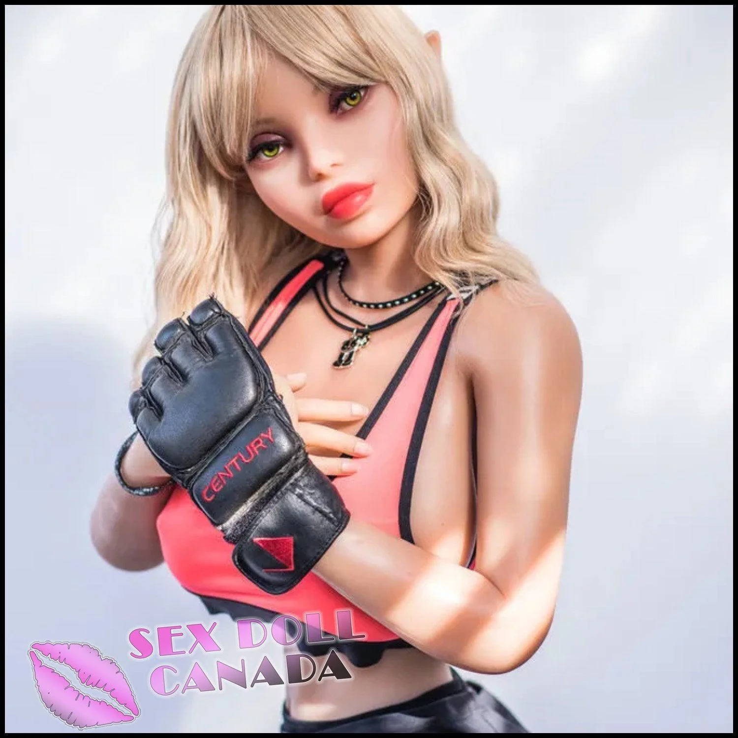 IN-STOCK - 136 (4'6") L-Cup Jade Elf Seamless Head (White Skin) - Full Silicone - SM Doll - Image 4