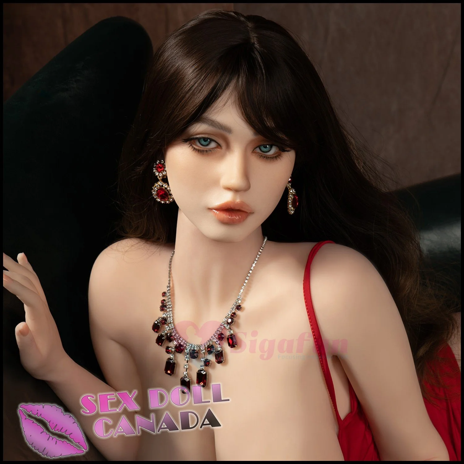IN-STOCK - 159 (5'3") G-Cup Ada Red Dress (Head #SG3) (USA) - Sigafun - Image 13