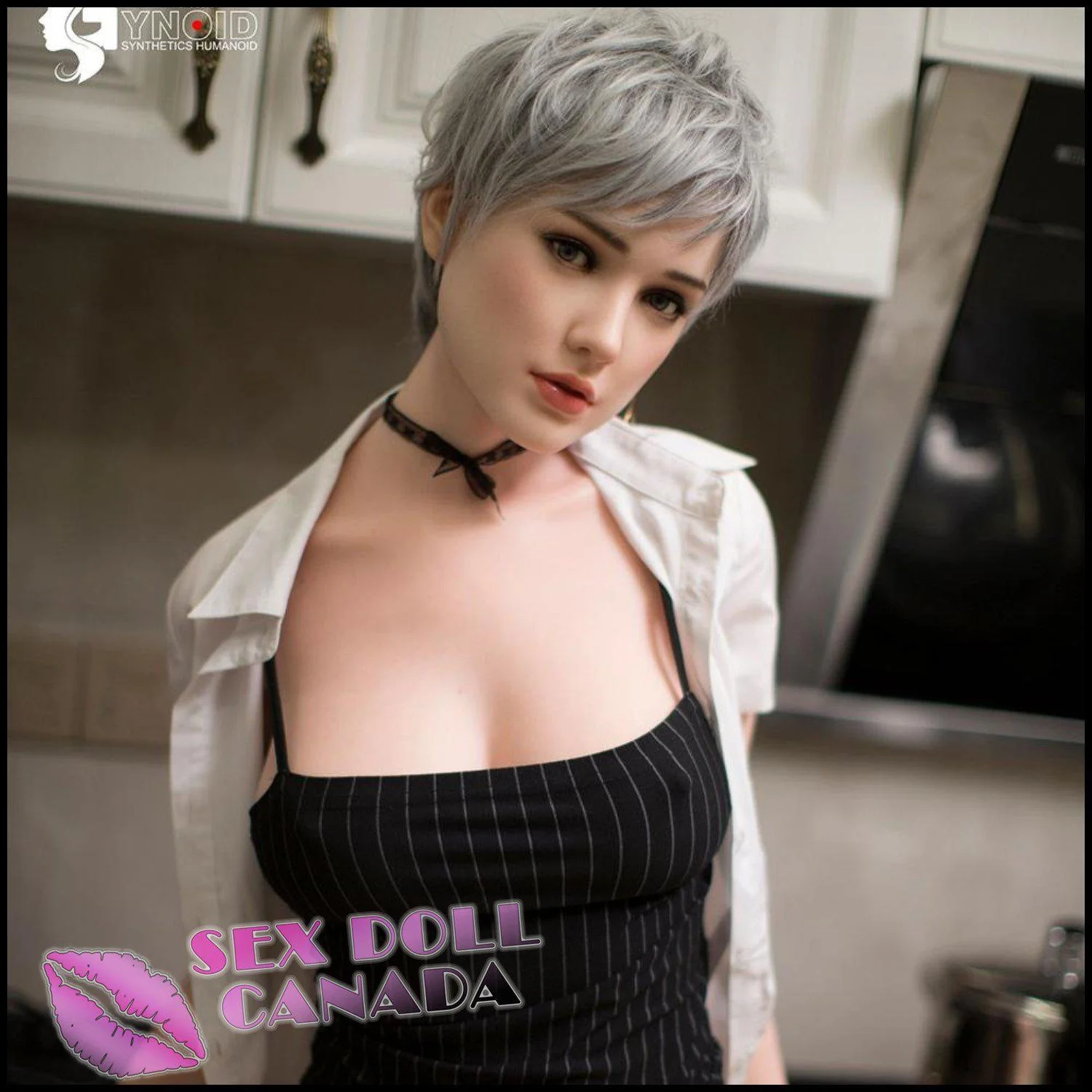 162 (5'4") G-Cup Laura Model 11 - Full Silicone - Gynoid Tech - Image 11