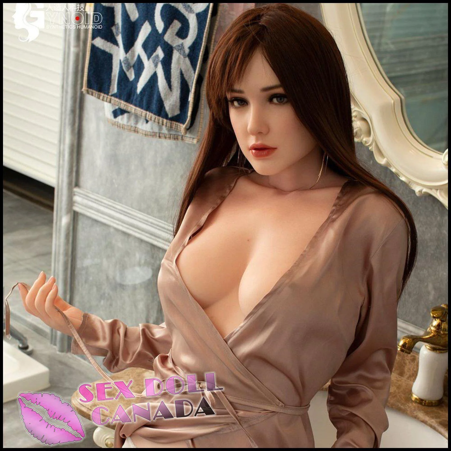 162 (5'4") G-Cup Laura Model 11 - Full Silicone - Gynoid Tech - Image 7