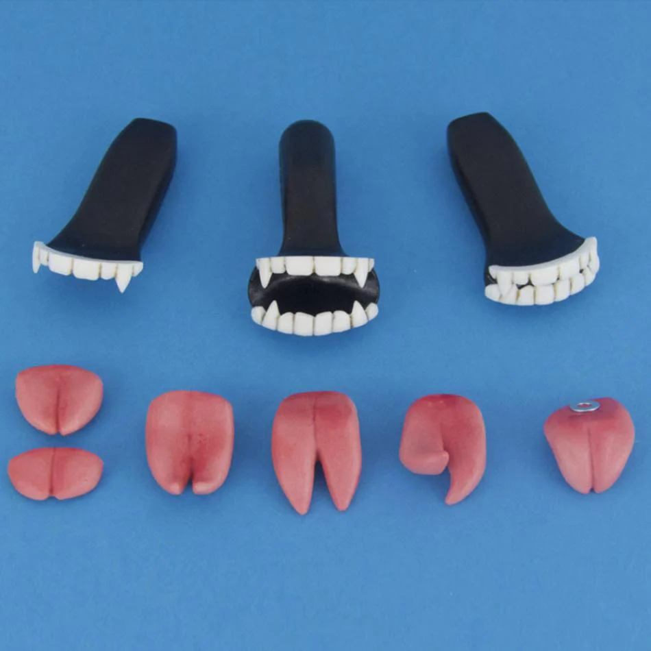 Realistic Fanged Teeth & Split Tongue Set - WM - Image 2
